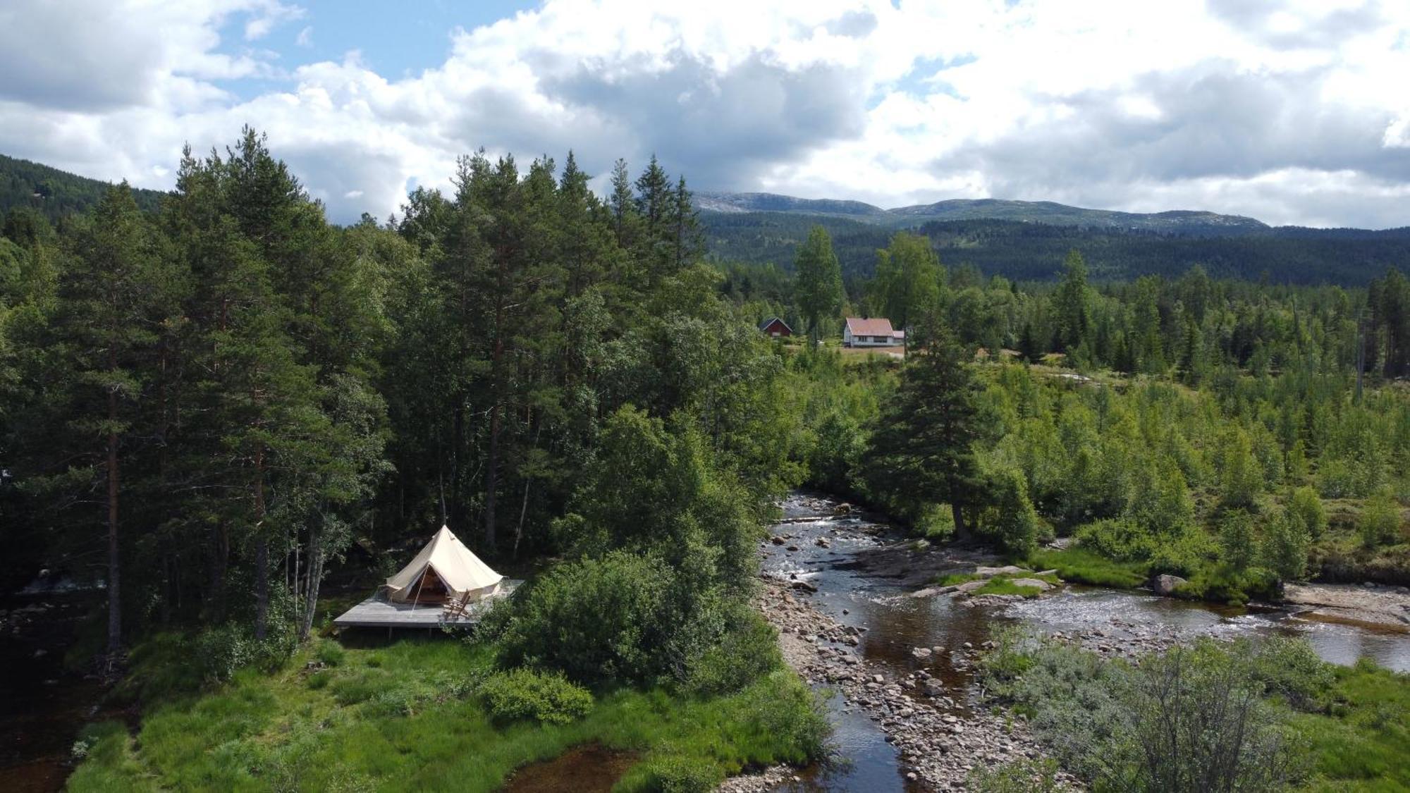 Fossumsanden Camping Og Hytter Fyresdal Экстерьер фото